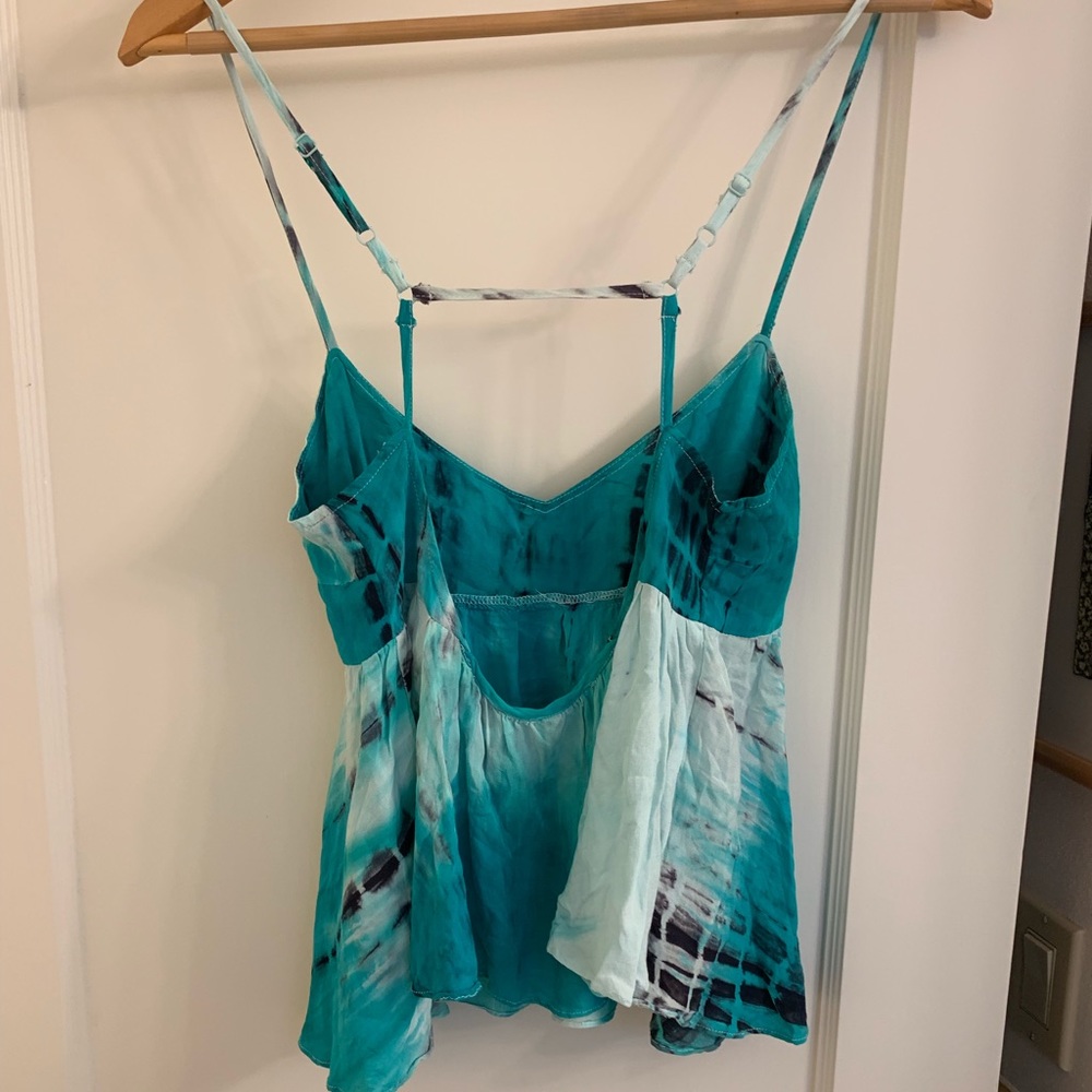 Millau green tie die tank - Picture 2 of 4